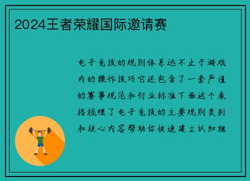 2024王者荣耀国际邀请赛